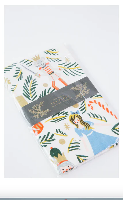 Rifle Paper Christmas Tree Tea Towel