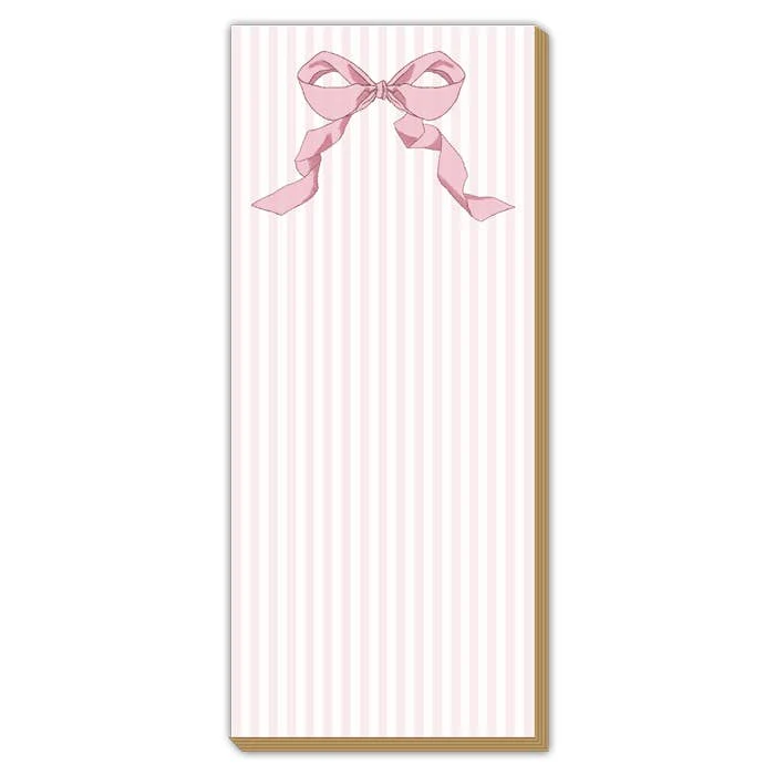 RosanneBeck Collections - Blush Bow on Stripe Luxe Skinny Pad