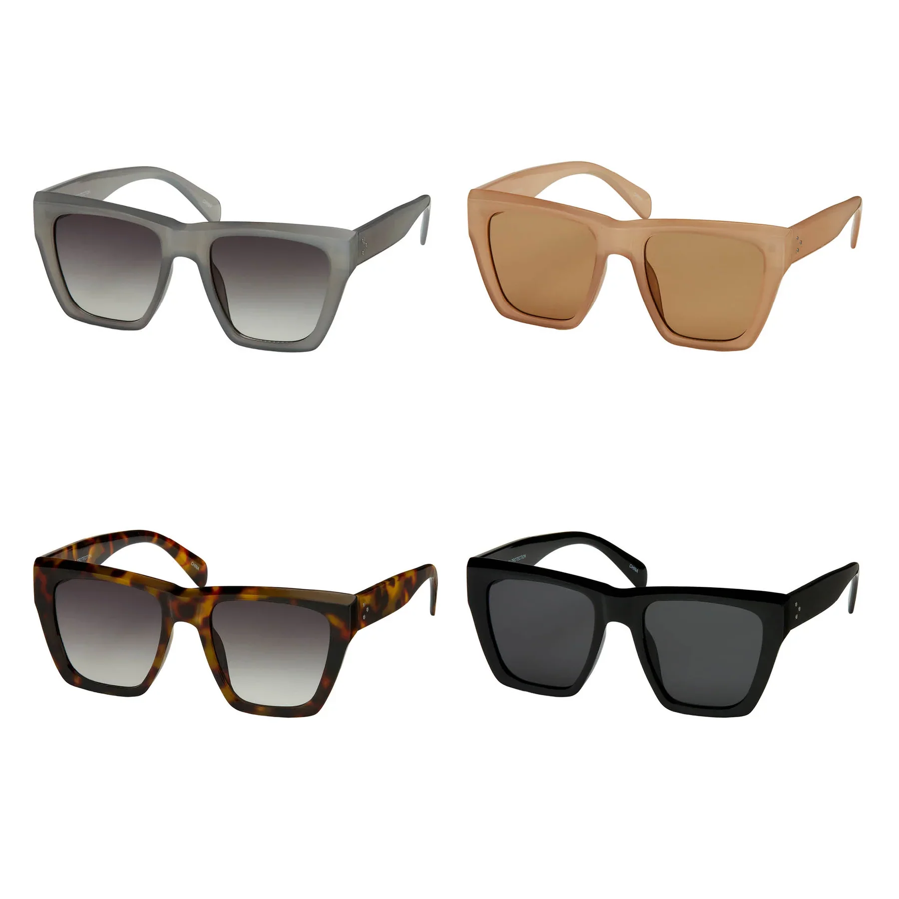 Rose- Over Sized Modern Cat Eye Sunglasses