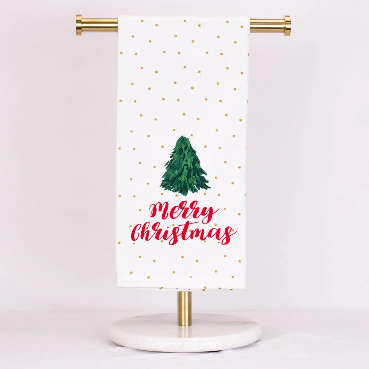 Royal Fir Christmas Hand Towel White/Red/Dark Green 20x28