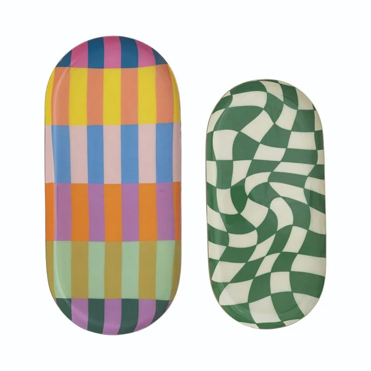 Oval Enameled Metal (2 sizes)