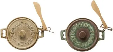 Stoneware Brie Baker, Spreader, 2 Colors Sold Separately - Image 3