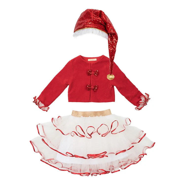 Santa's Little Helper Costume Age 3-4