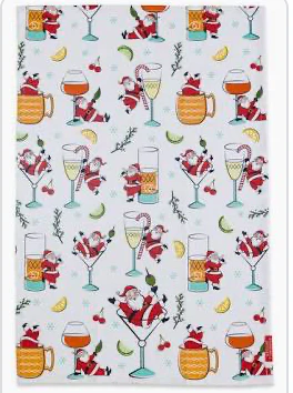 Santa's Workshop Tea Towel