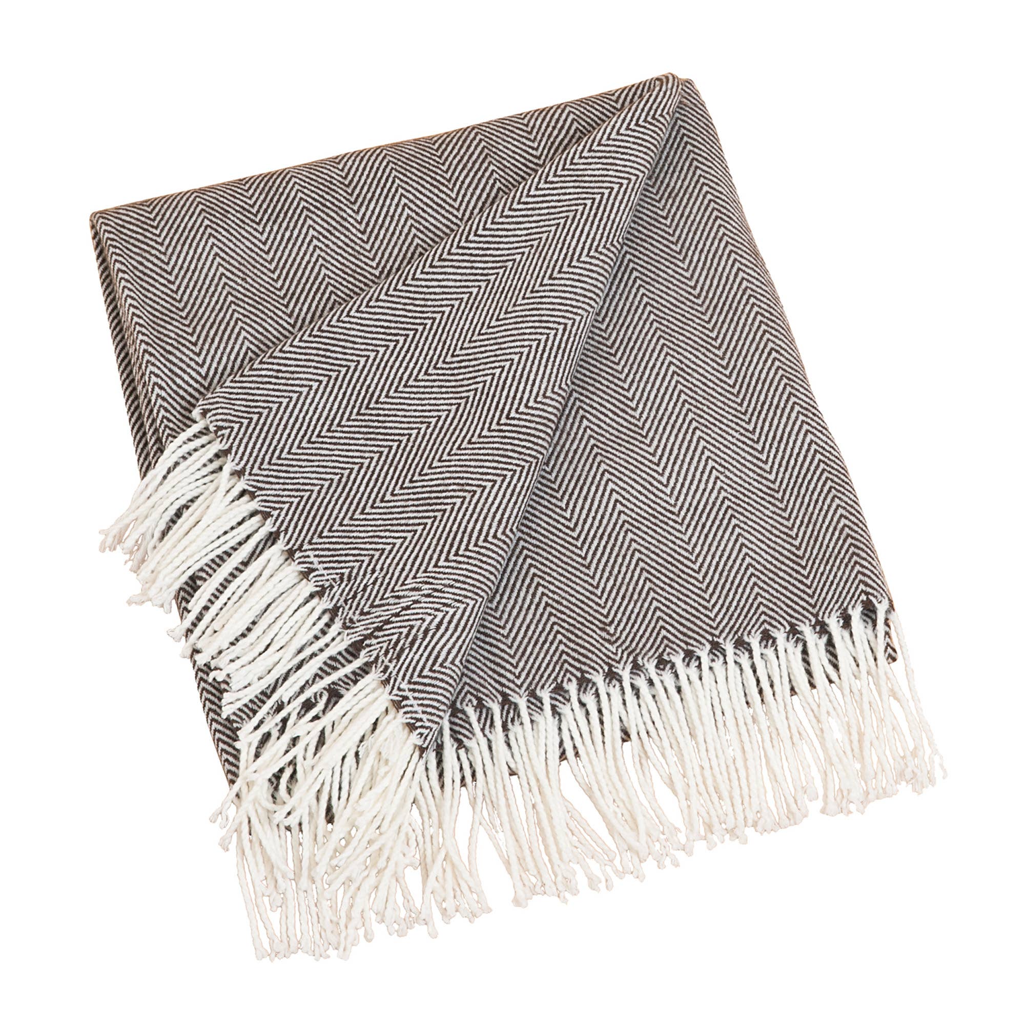 Saro Lifestyle - Herringbone Throw: Pink / 50"x60" - Image 8