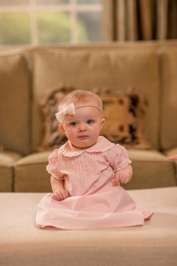 "Scarlette Clair" Infant Gown Fall18 - Image 4