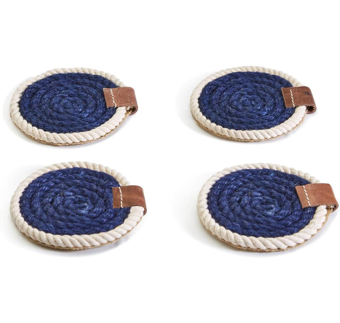 Set 4 Nautical Rope Coasters