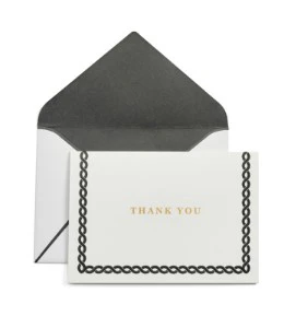 SFA Black Rope City Chic Thank You Boxed Cards – S