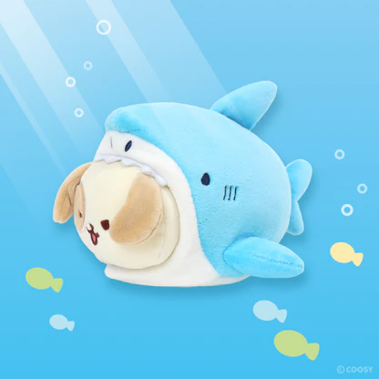 Shark Puppiroll Plush Outfitz (Small)