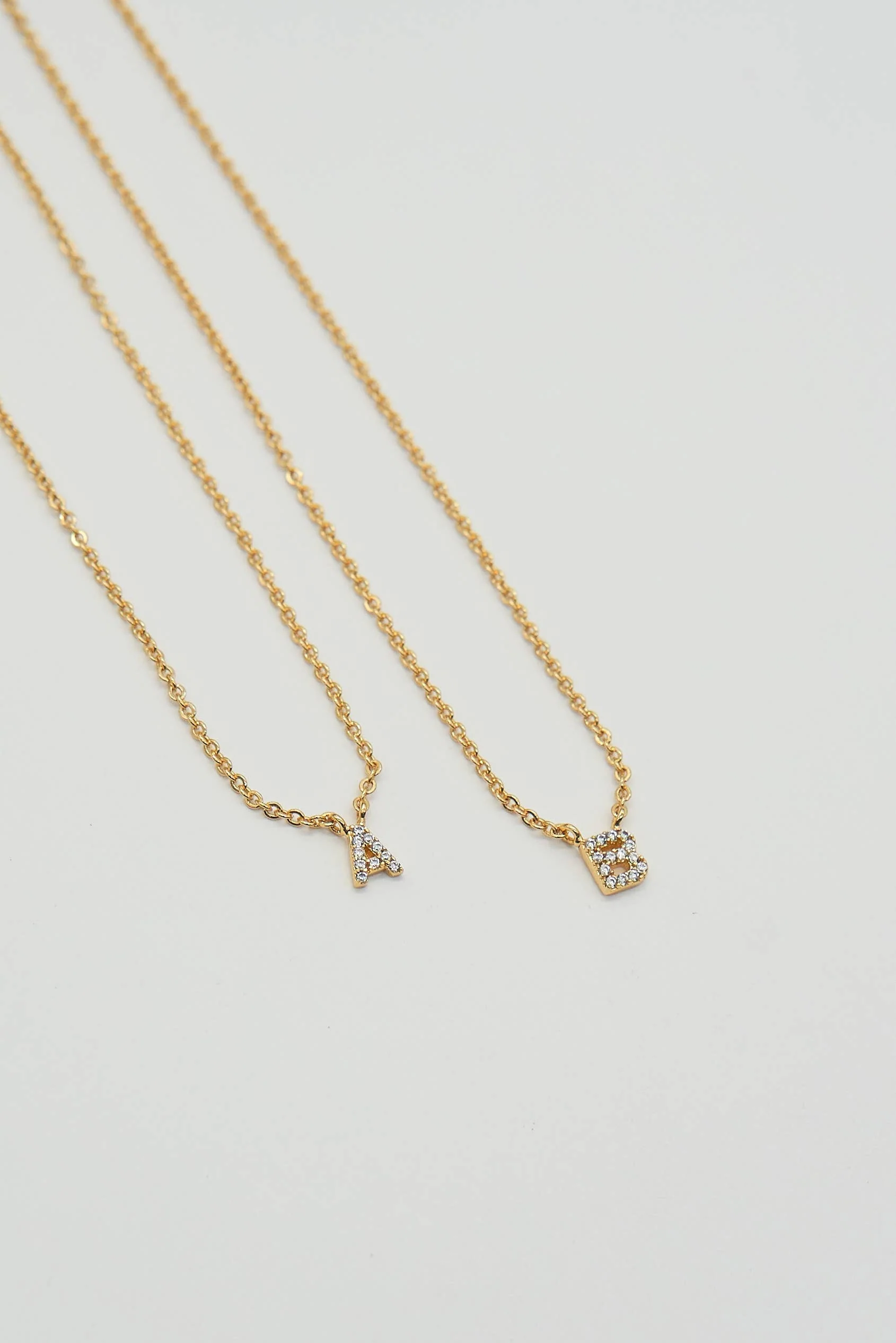 Shiny Initial Necklace: Holiday Favorite!: L - Image 2