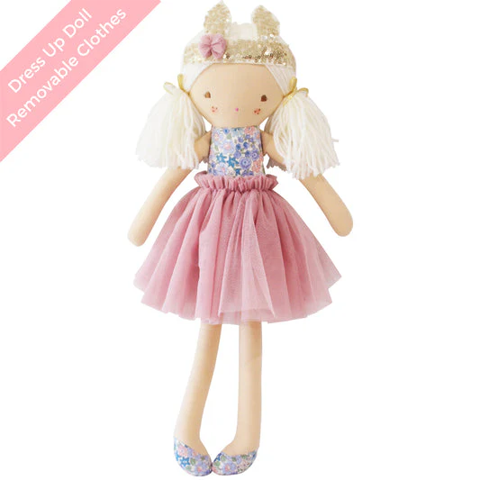 Sienna Bunny Crown Doll Liberty Blue