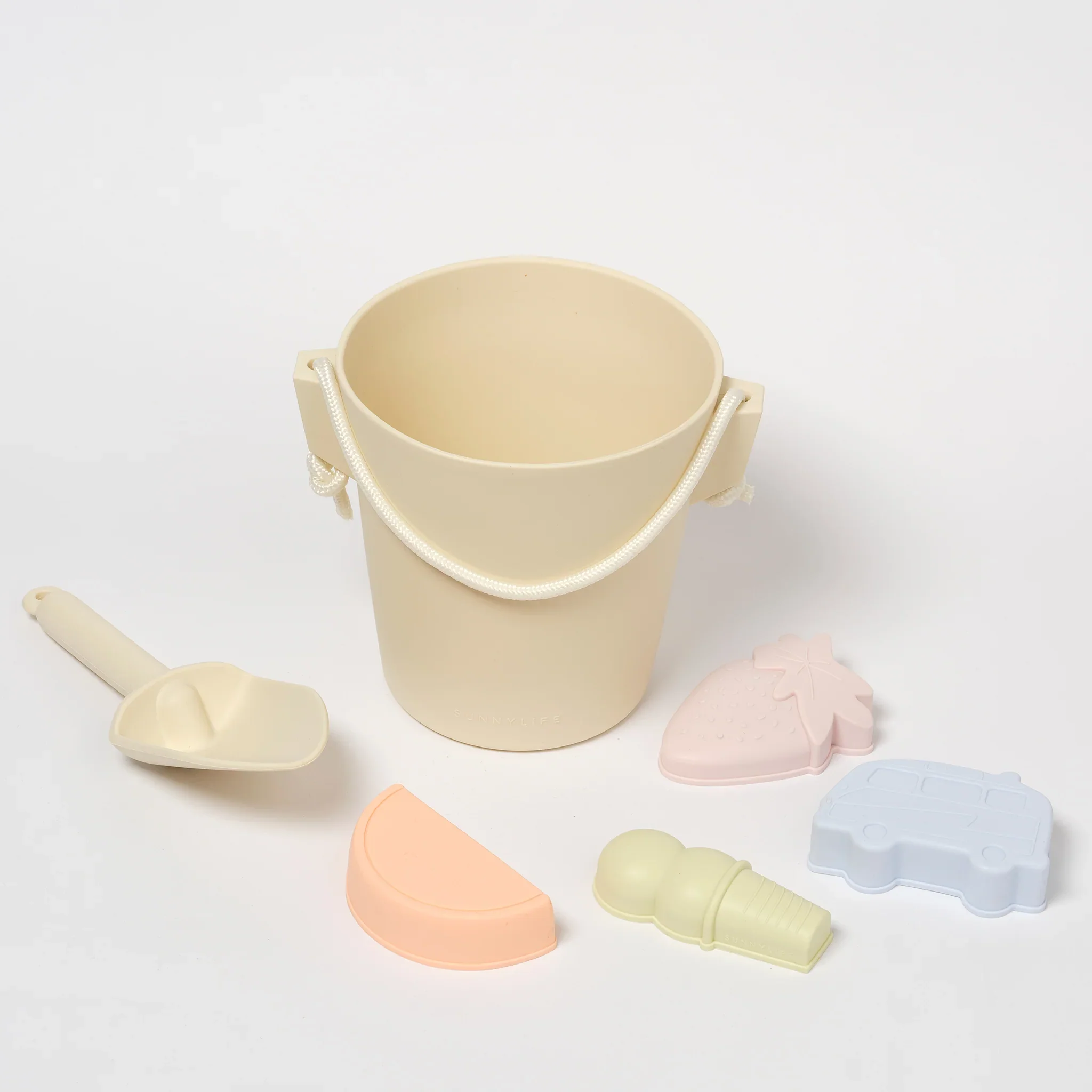 Silicone Bucket & Spade Set Apple Sorbet Multi