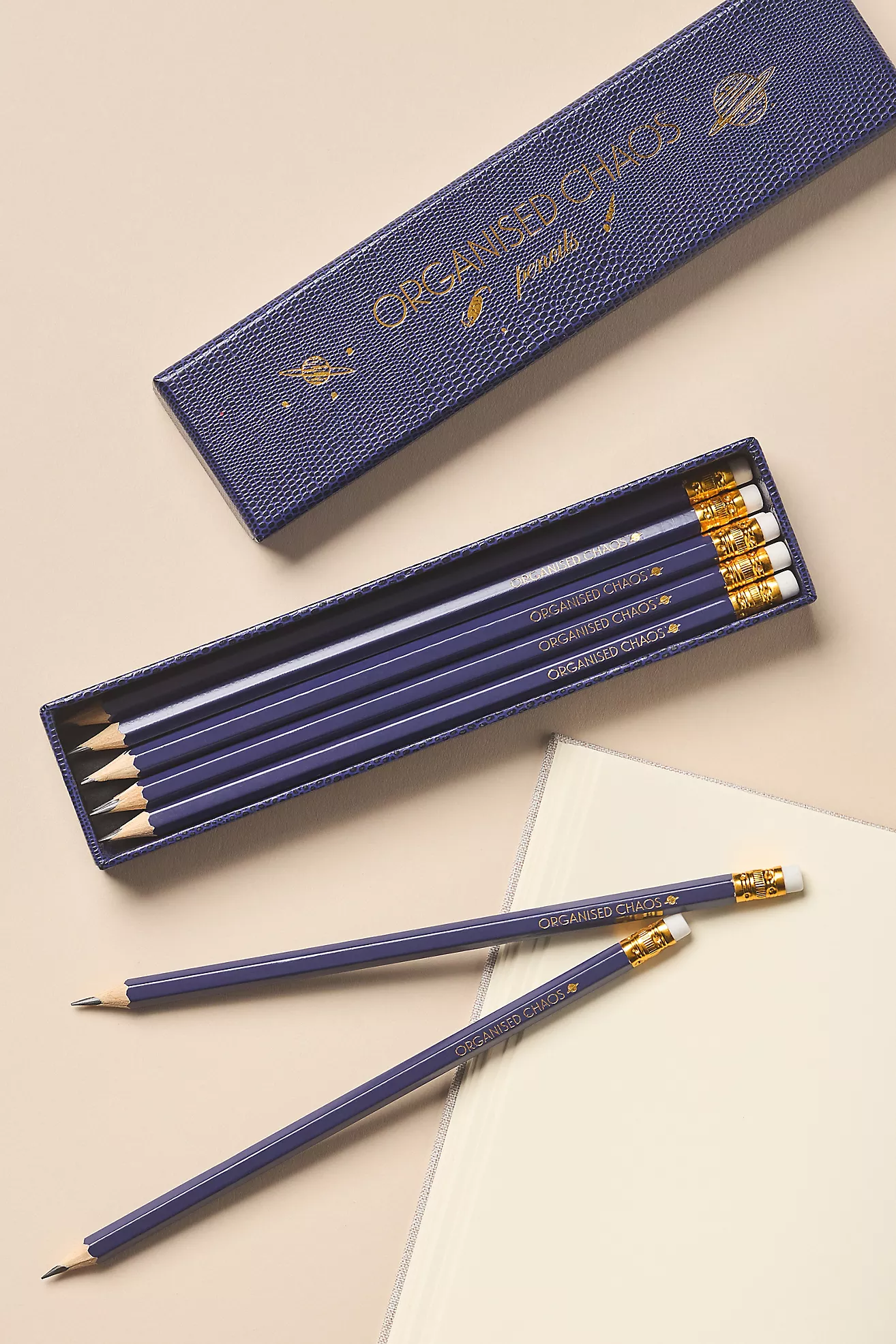 Sloane Stationary chic pencil box with 10 pencils - Image 2