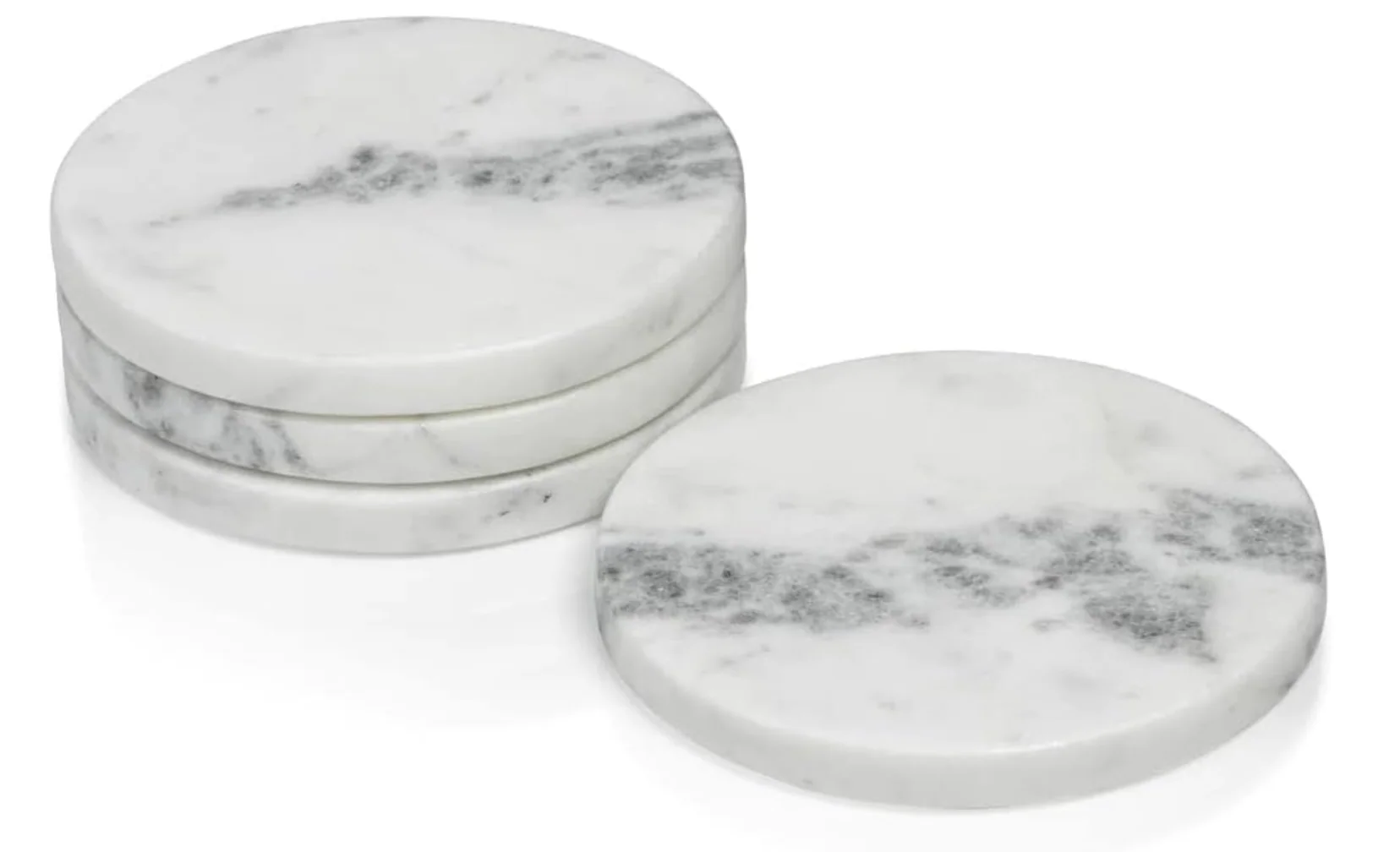SOHO MARBLE COASTERS SET / 4