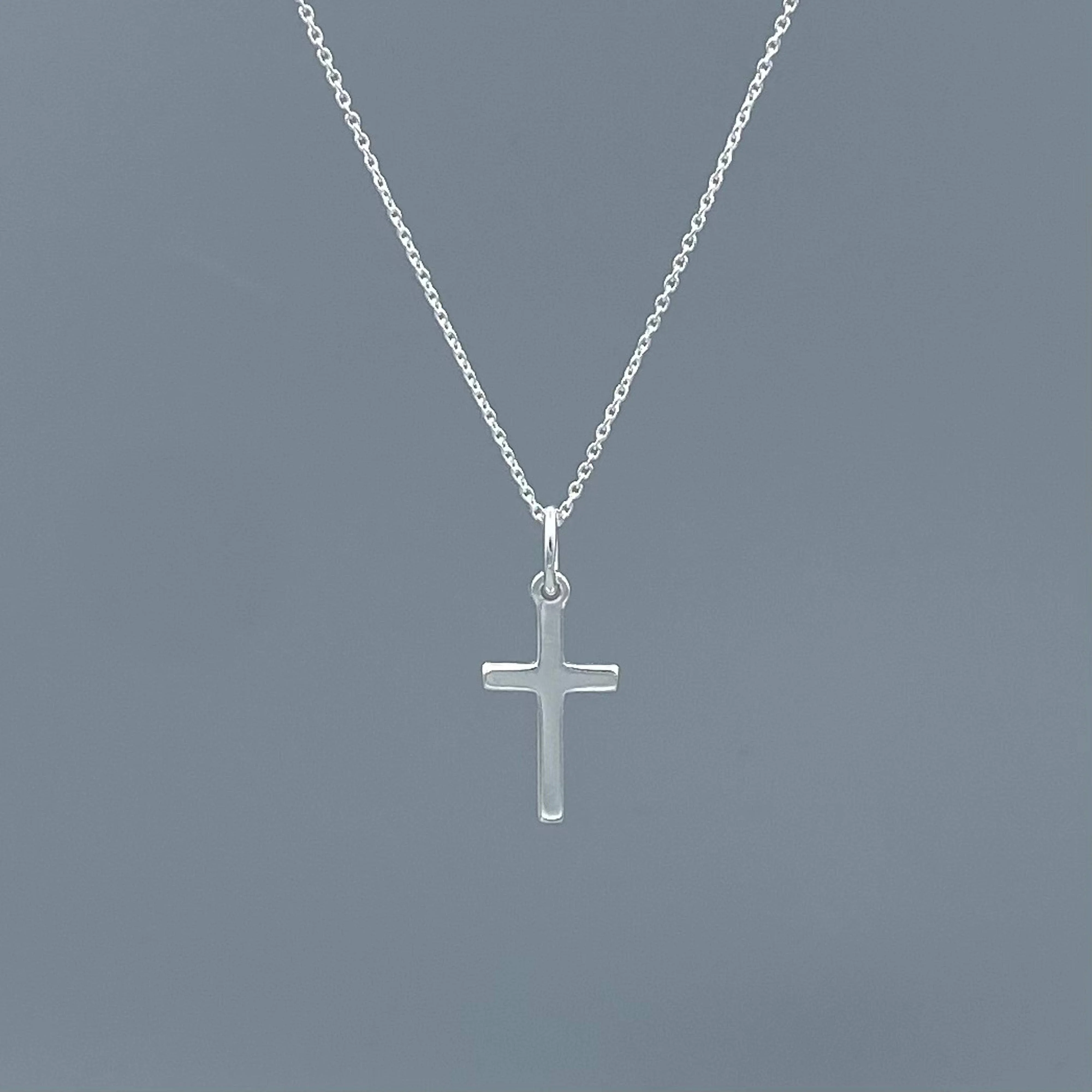Something Silver - Faith Cross Necklace: Gold Filled - Image 2