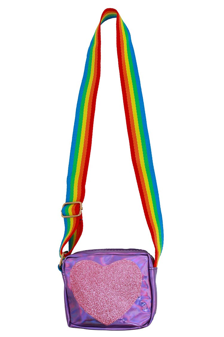 Sparkle Sisters by Couture Clips - Heart Purse: Lavender