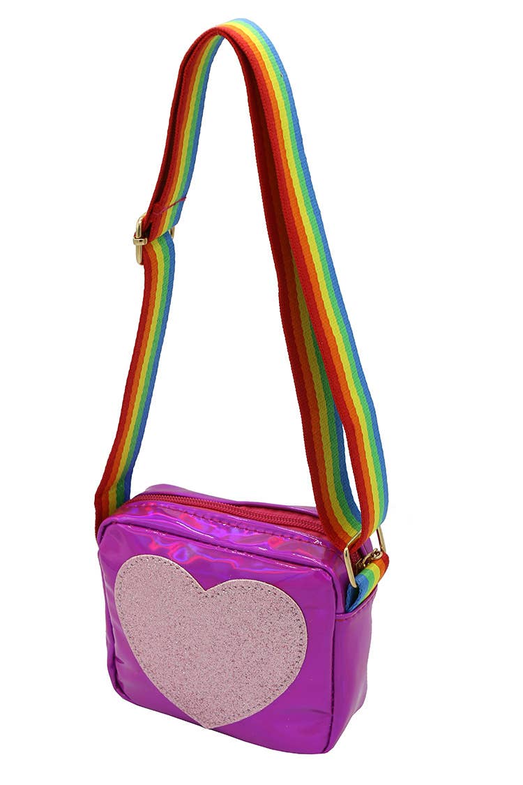 Sparkle Sisters by Couture Clips - Heart Purse: Lavender - Image 6