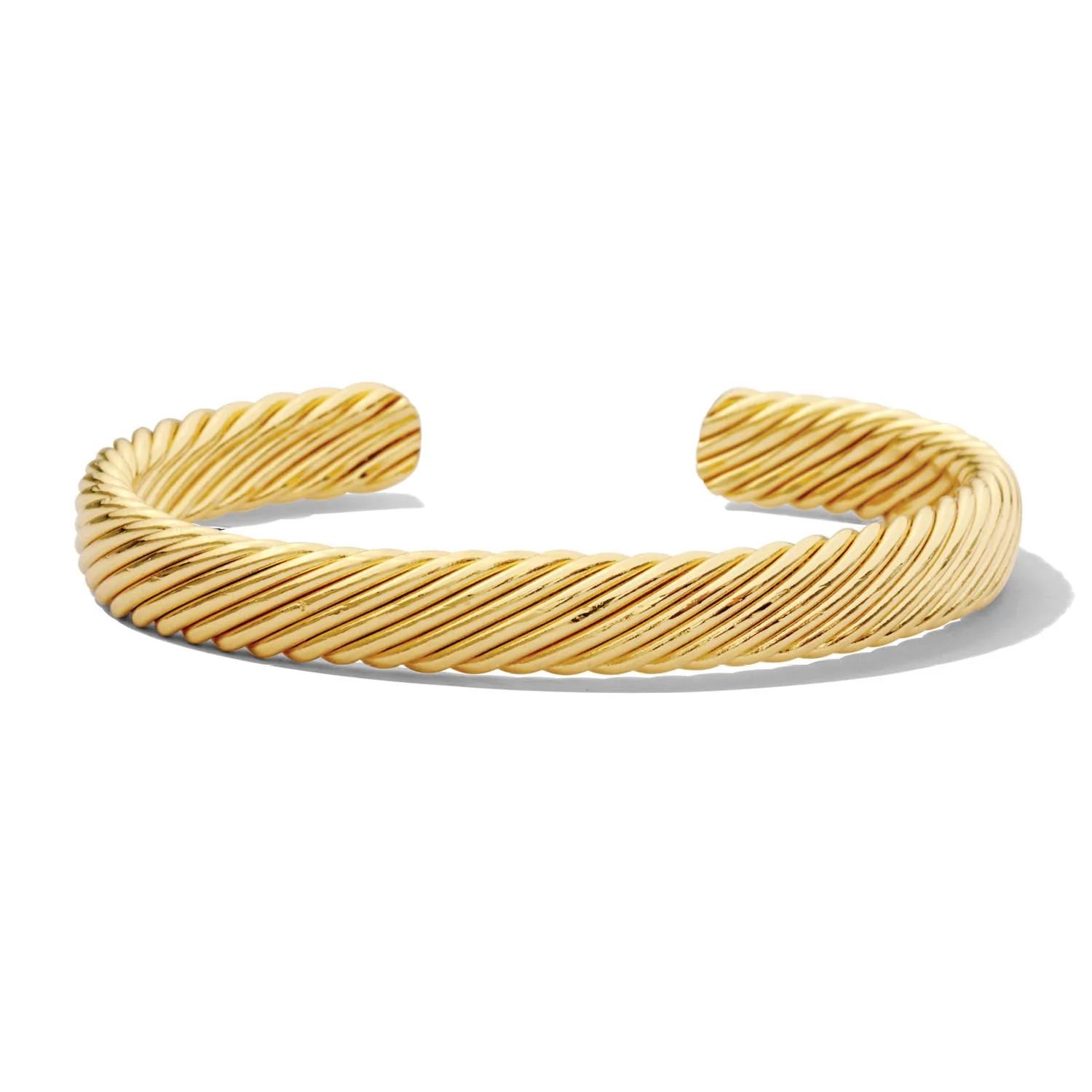 Splendid Iris - Classic Cable Cuff: Silver - Image 2