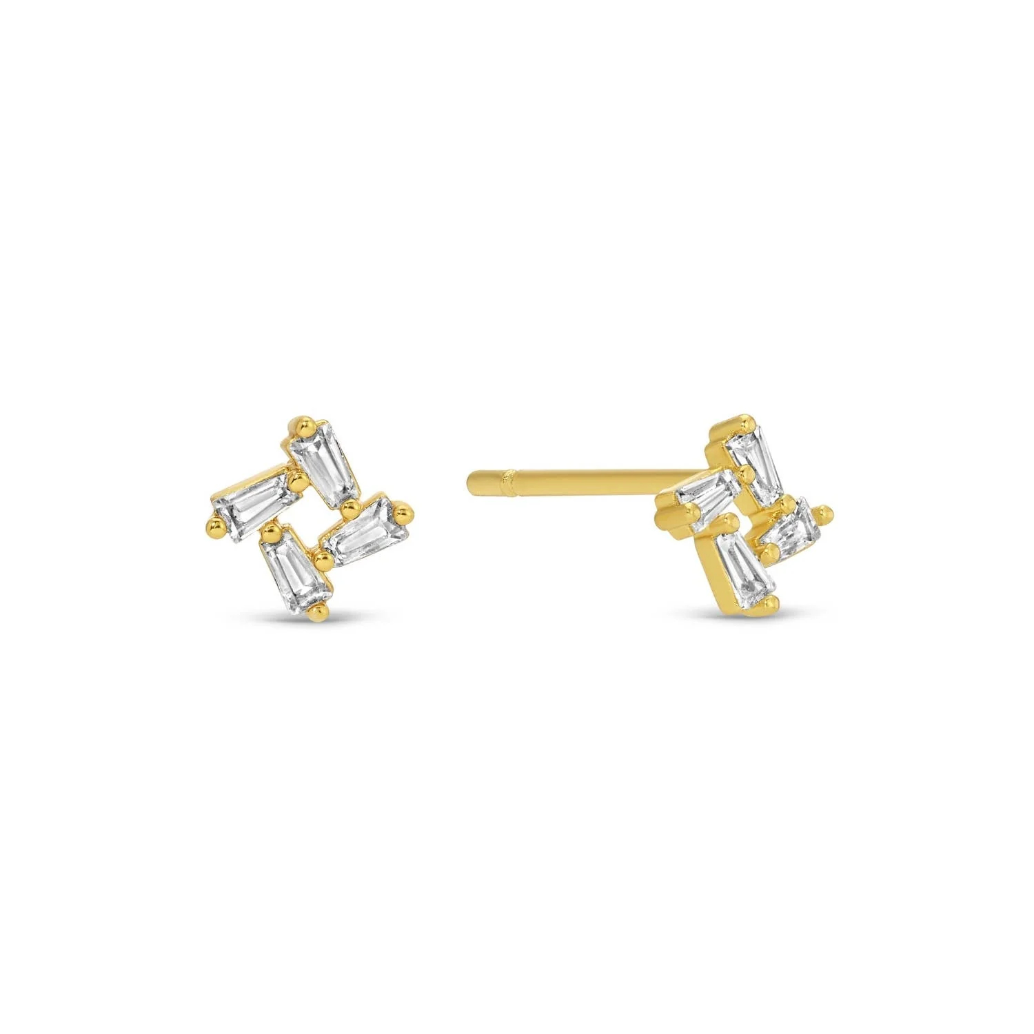 Splendid Iris - Cross Velvet Stud Gift Set: Gold - Image 8