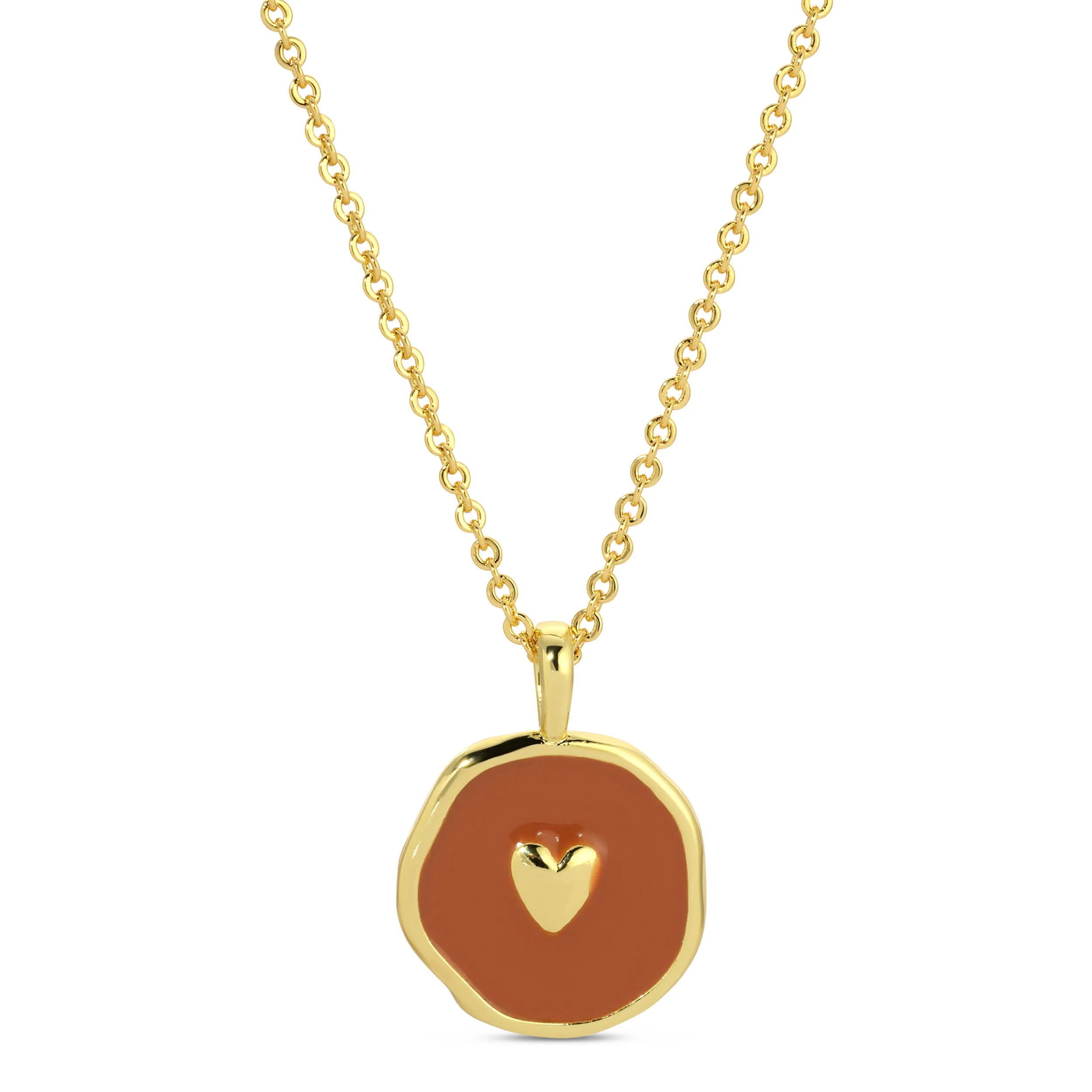 Splendid Iris - Tiny Heart Necklace: White - Image 6
