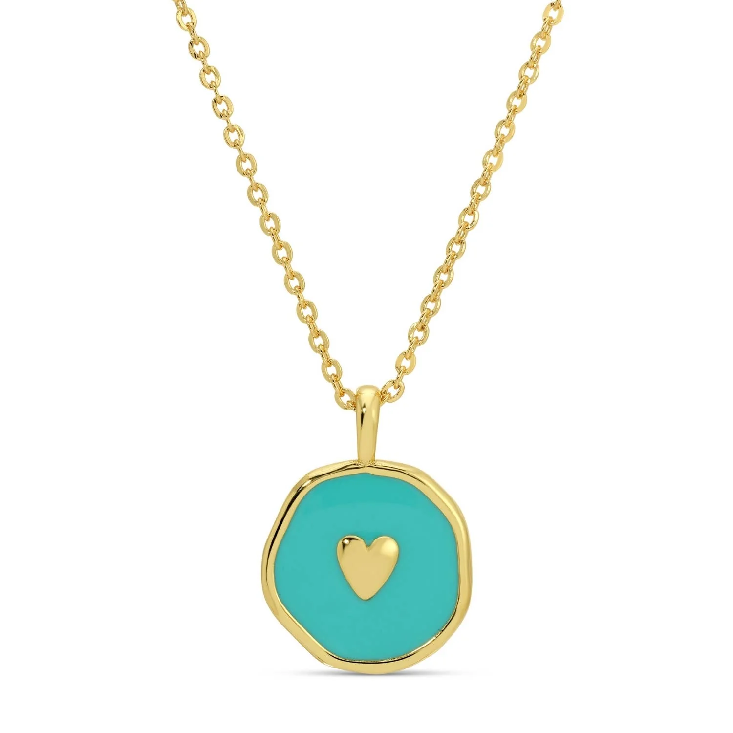 Splendid Iris - Tiny Heart Necklace: White - Image 7