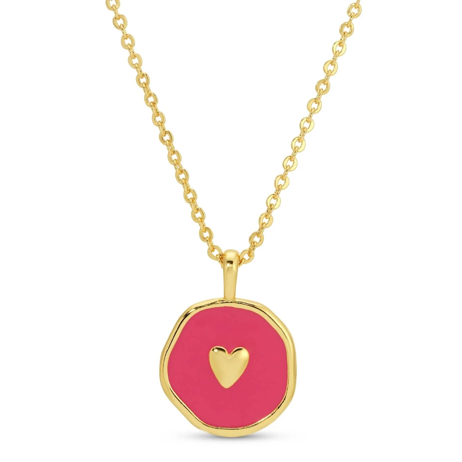 Splendid Iris - Tiny Heart Necklace: White - Image 8