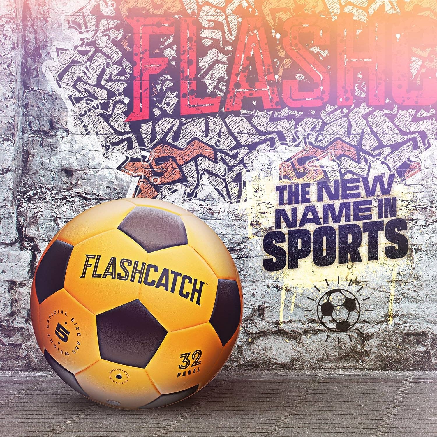 Squad Hero - Light Up Soccer Ball - Glow in the Dark - NO 5 - Image 4