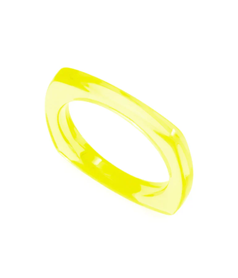 SQUARE LUCITE RING - Image 7