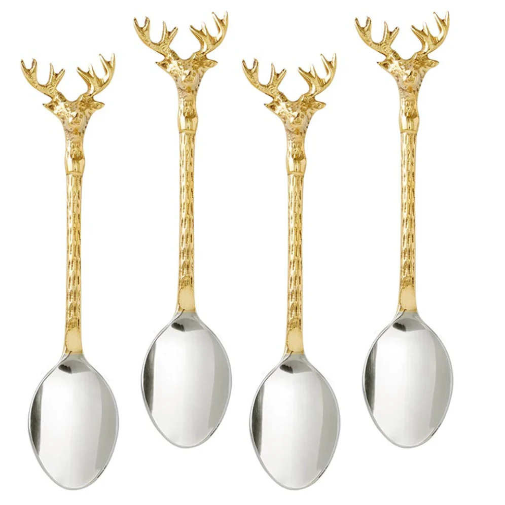 Stag Charcuterie Essentials Spoons - Set of 4