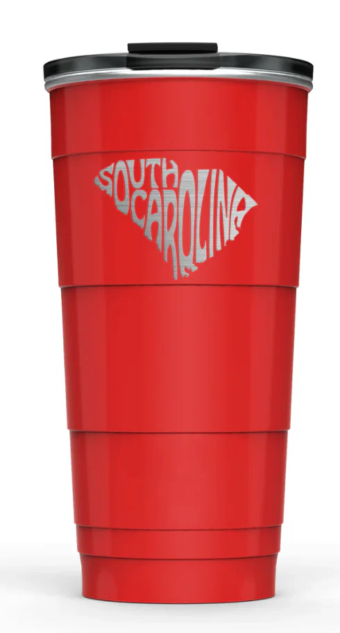 ALABAMA State Insulated Stackable Tumbler- Party Red- 26OZ