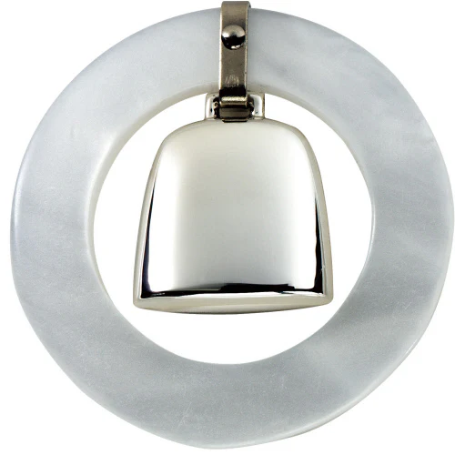 Sterling Teething Ring/Rattle