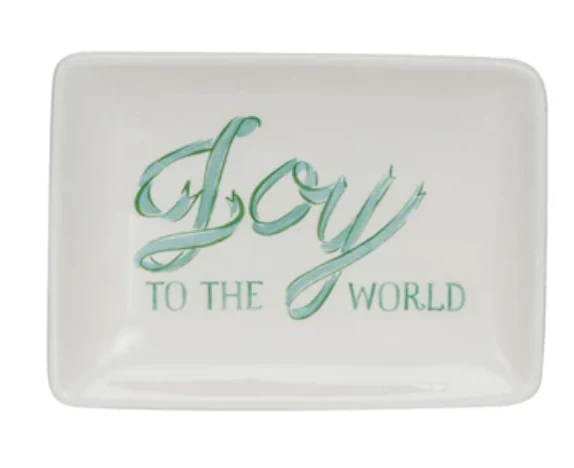 Stoneware Dish w/ Holiday Saying, 4 Styles © - Image 5