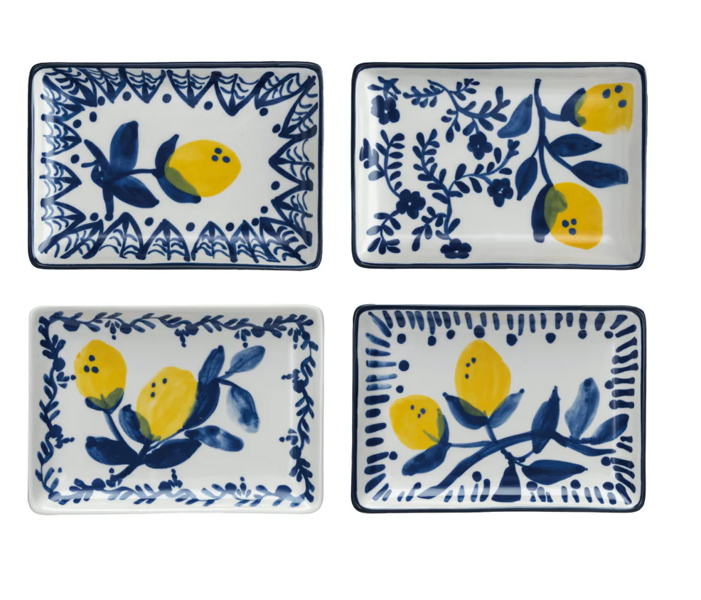 Stoneware Plate w Lemons