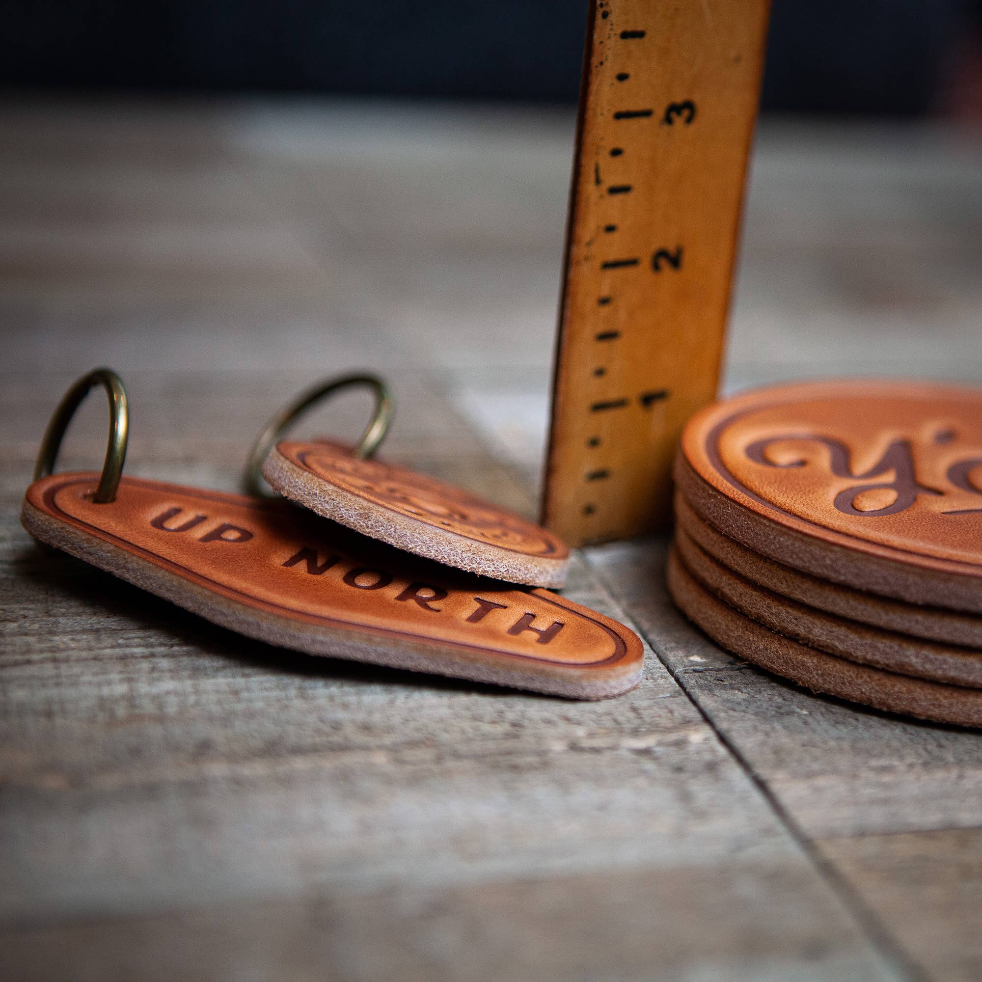Sugarhouse Leather - Y'all Leather Coaster - Image 3