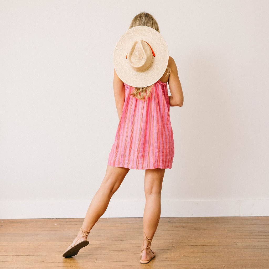 Sunshine Tienda - Orchid Pinstripe Grotto Dress: L - Image 5