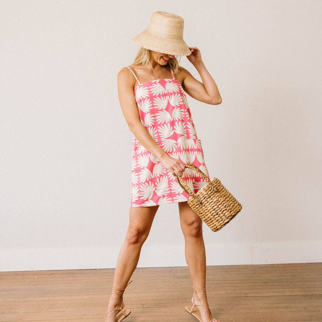 Sunshine Tienda - Pink Lemonade Tile Grotto Dress: L - Image 3