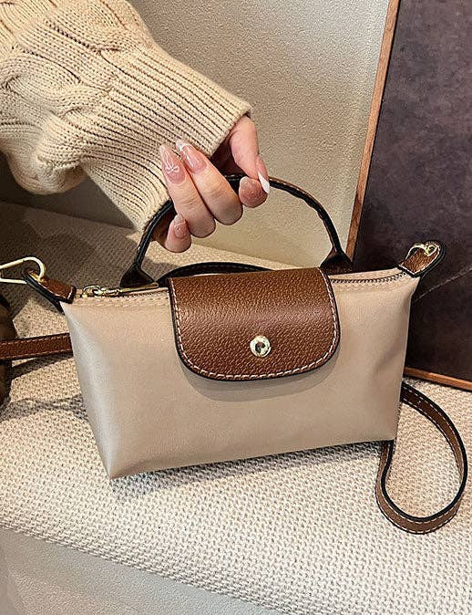 Sweetkama - Ladies Color Block Flap Crossbody Bag Phone Wallet Bag SKAB4153: Black - Image 2