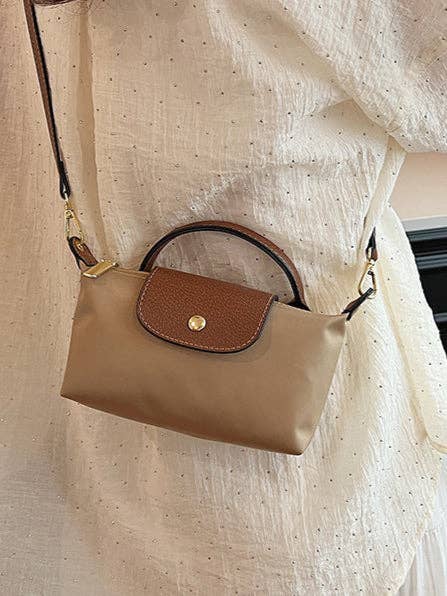 Sweetkama - Ladies Color Block Flap Crossbody Bag Phone Wallet Bag SKAB4153: Pink - Image 3