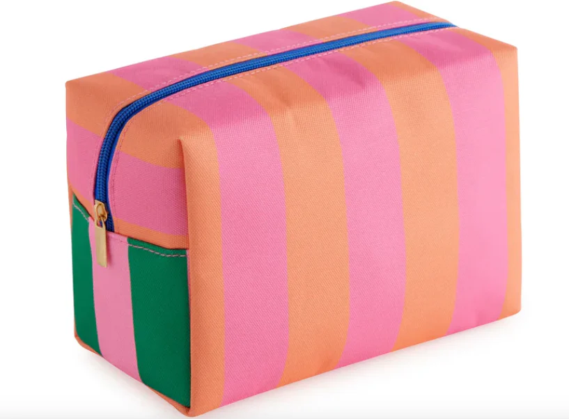 TAORMINA ZIP POUCH,PINK