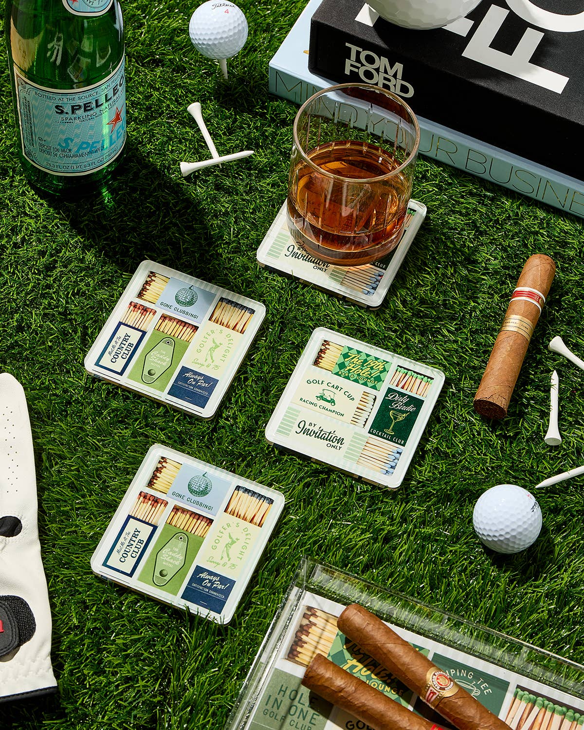 Tart By Taylor - Golf Matchbook Coasters: Individual Coaster - Image 3