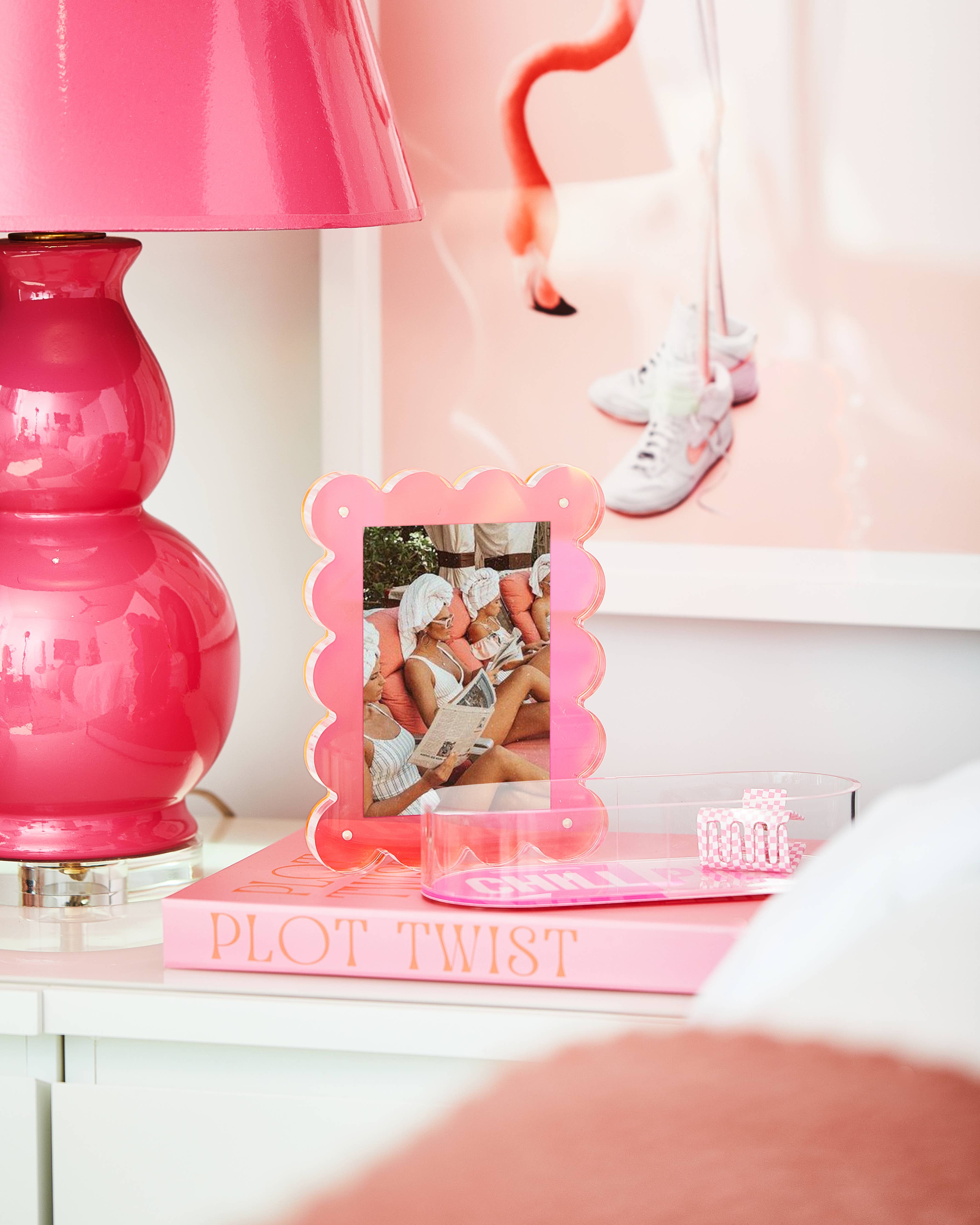 Tart By Taylor - Neon Pink Acrylic Picture Frame - Image 2