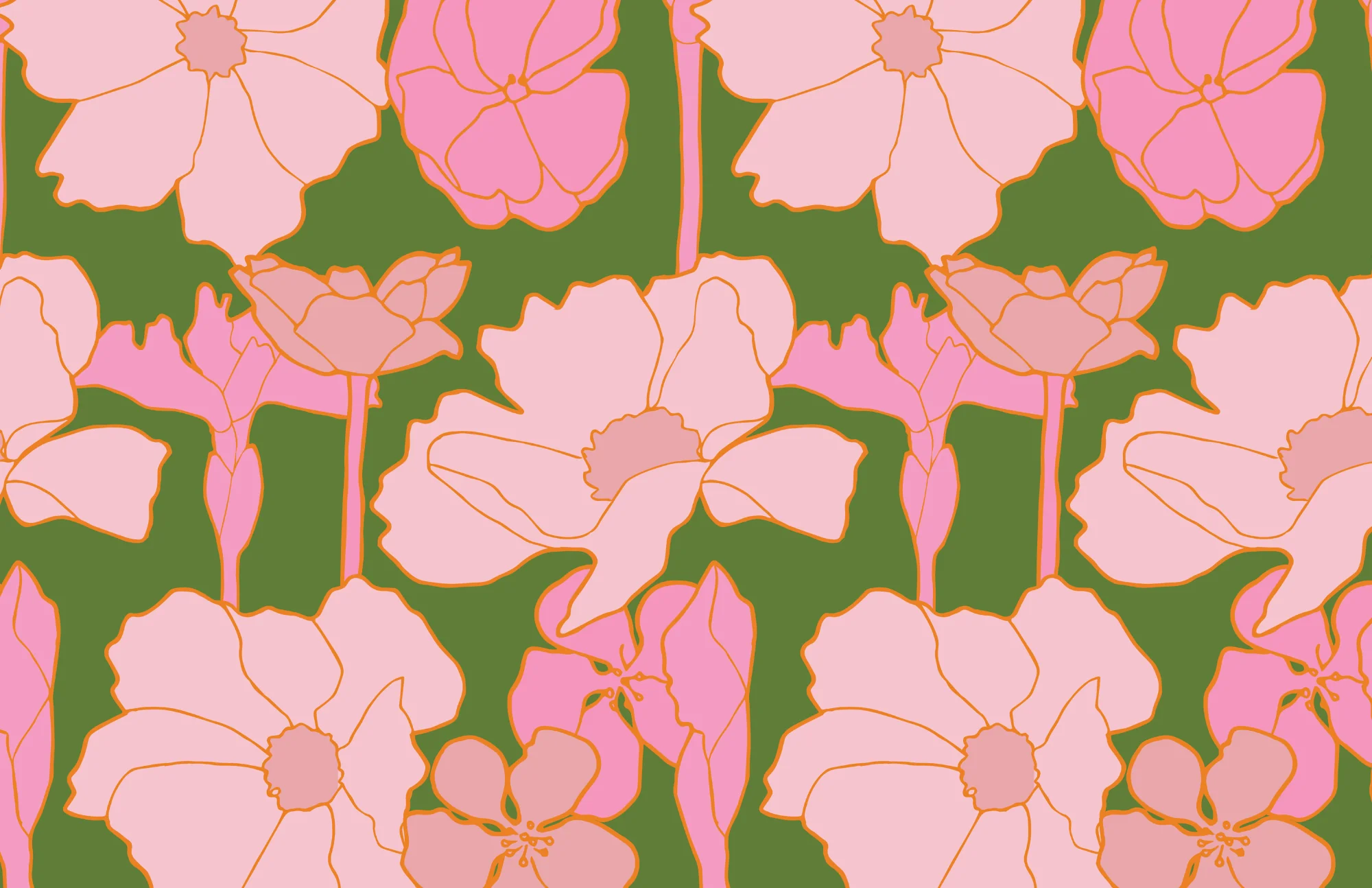 TAYLOR GRAY - Acrylic Tray FAB FLORAL insert set of 10 - Image 9