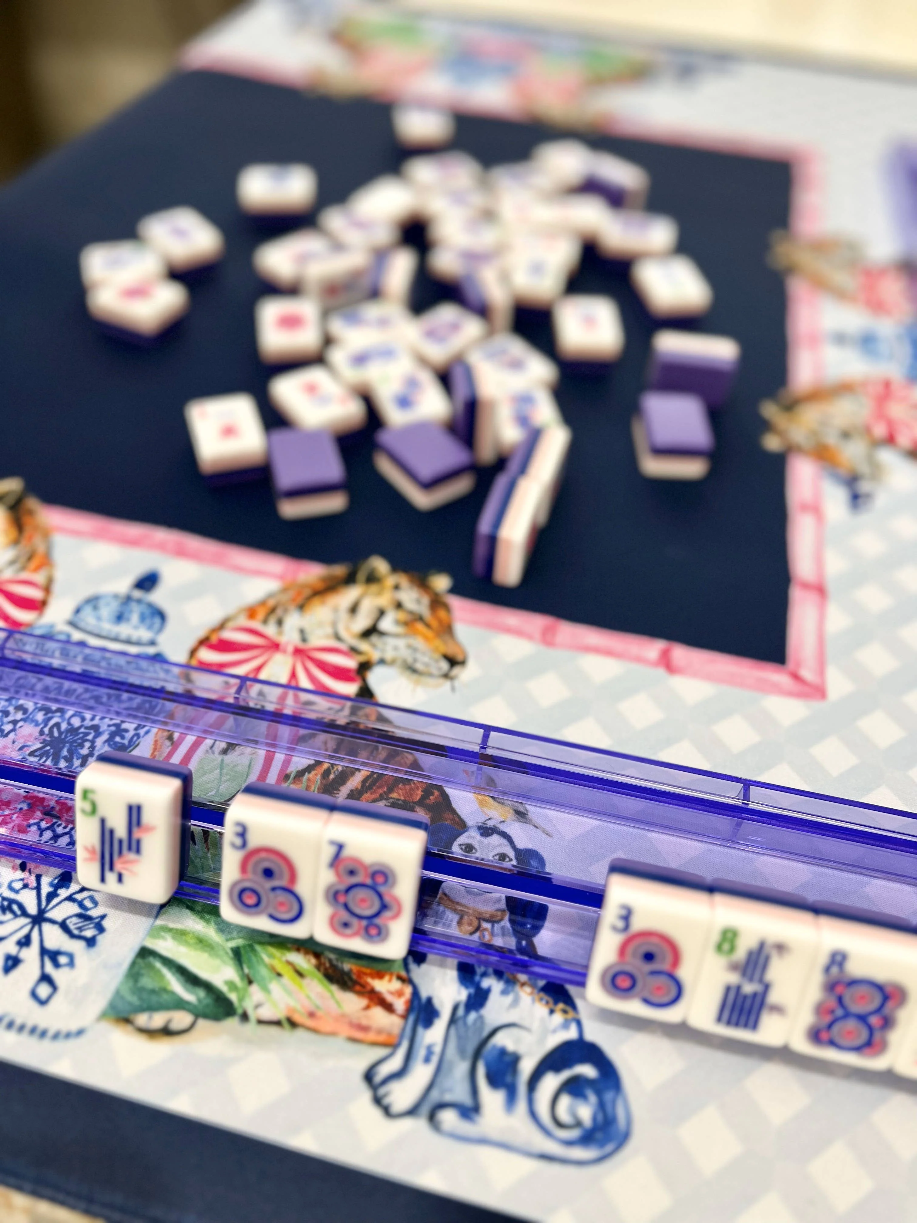 TAYLOR GRAY - Mahjong Mat Chinoiserie - Image 5