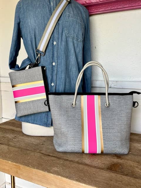 TAYLOR GRAY - The Cathy Mini Neoprene Tote and Wristlet | shoptaylorgray - Image 2