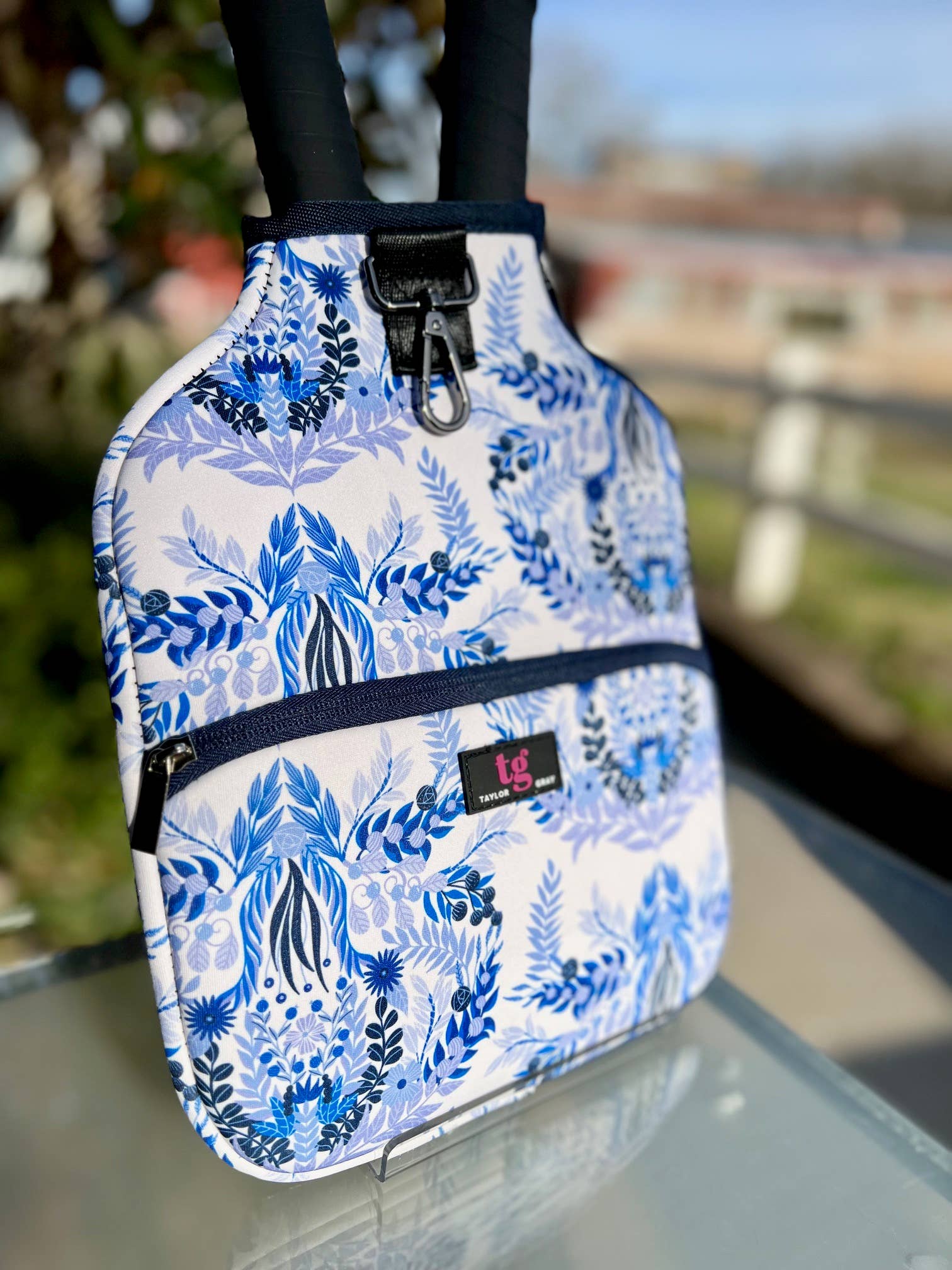 TAYLOR GRAY - The Chinoiserie Pickleball Paddle Cover | shoptaylorgray - Image 2