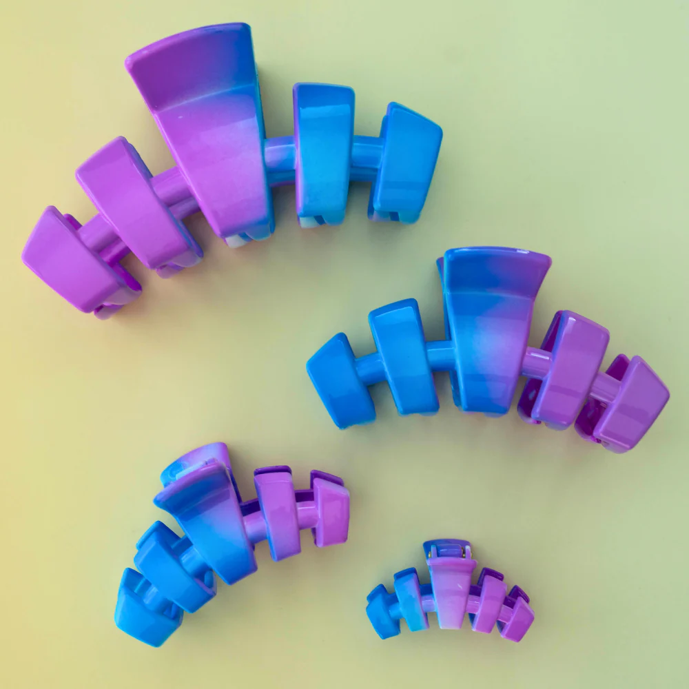 TELETIES - Classic Hair Clip | Large | Miami Vice - Image 4
