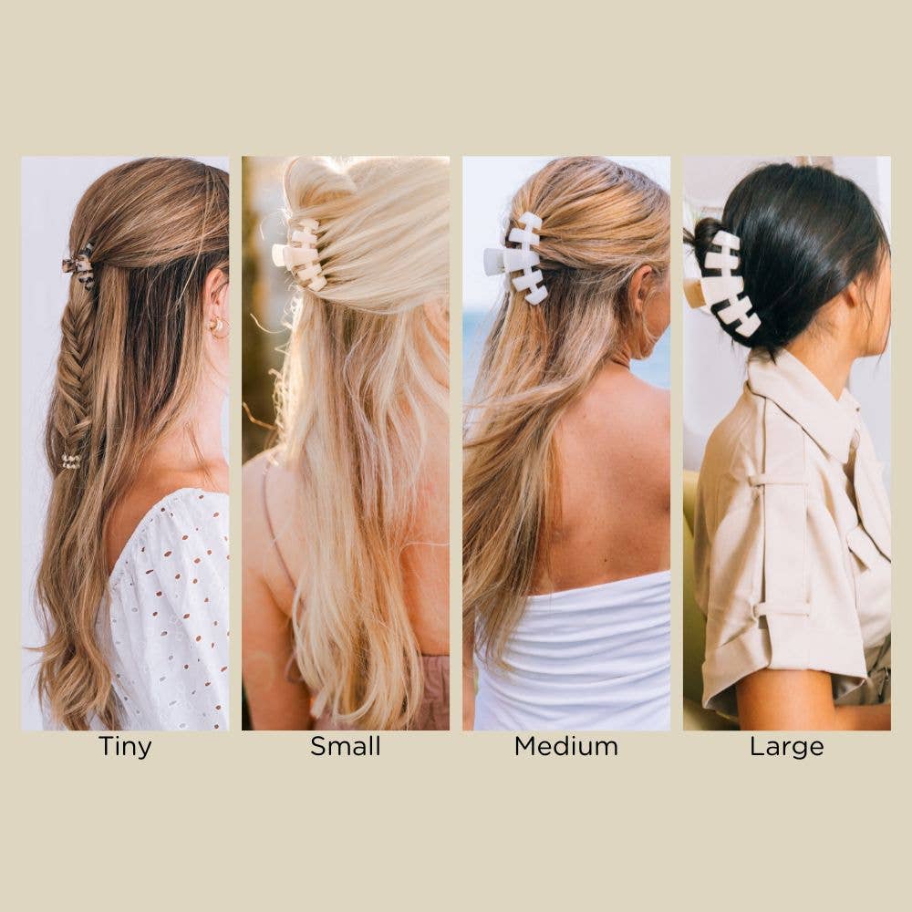 TELETIES - Classic Hair Clip | Large | Summer Brights - Image 6