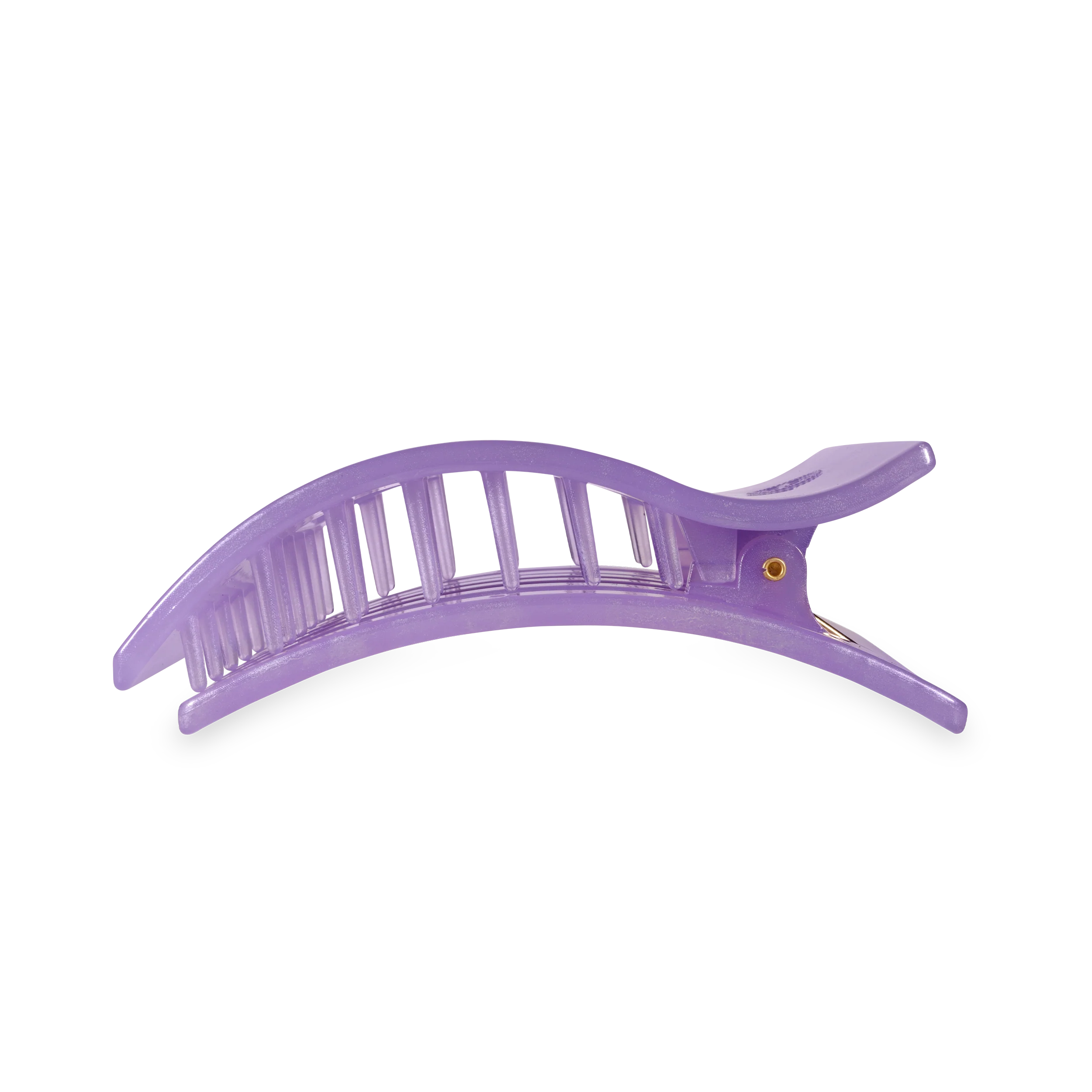 TELETIES - Flat Rectangle Hair Clip | Large | Lavender Mist - Image 3