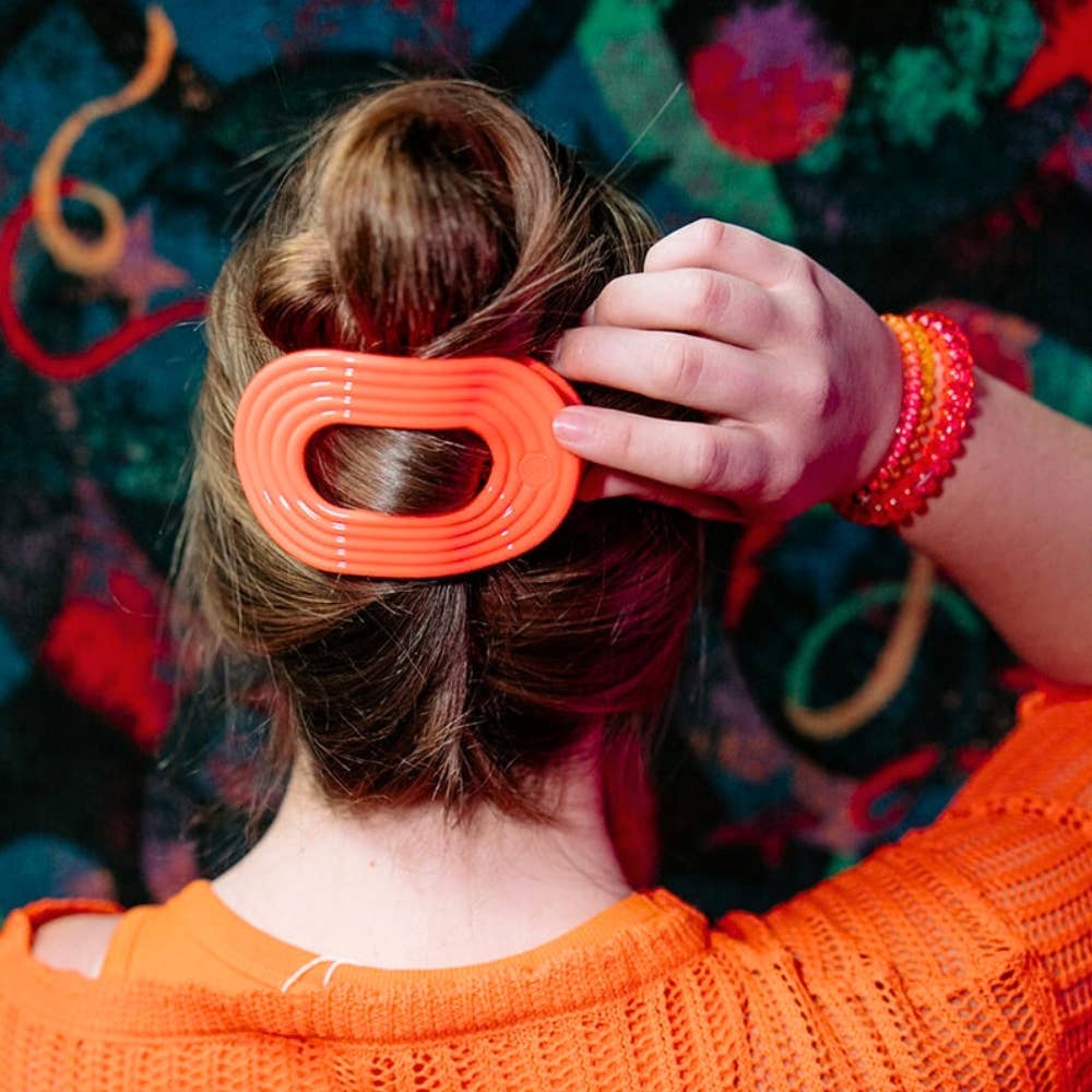 TELETIES - Flat Round Hair Clip | Large | Darty - Image 4