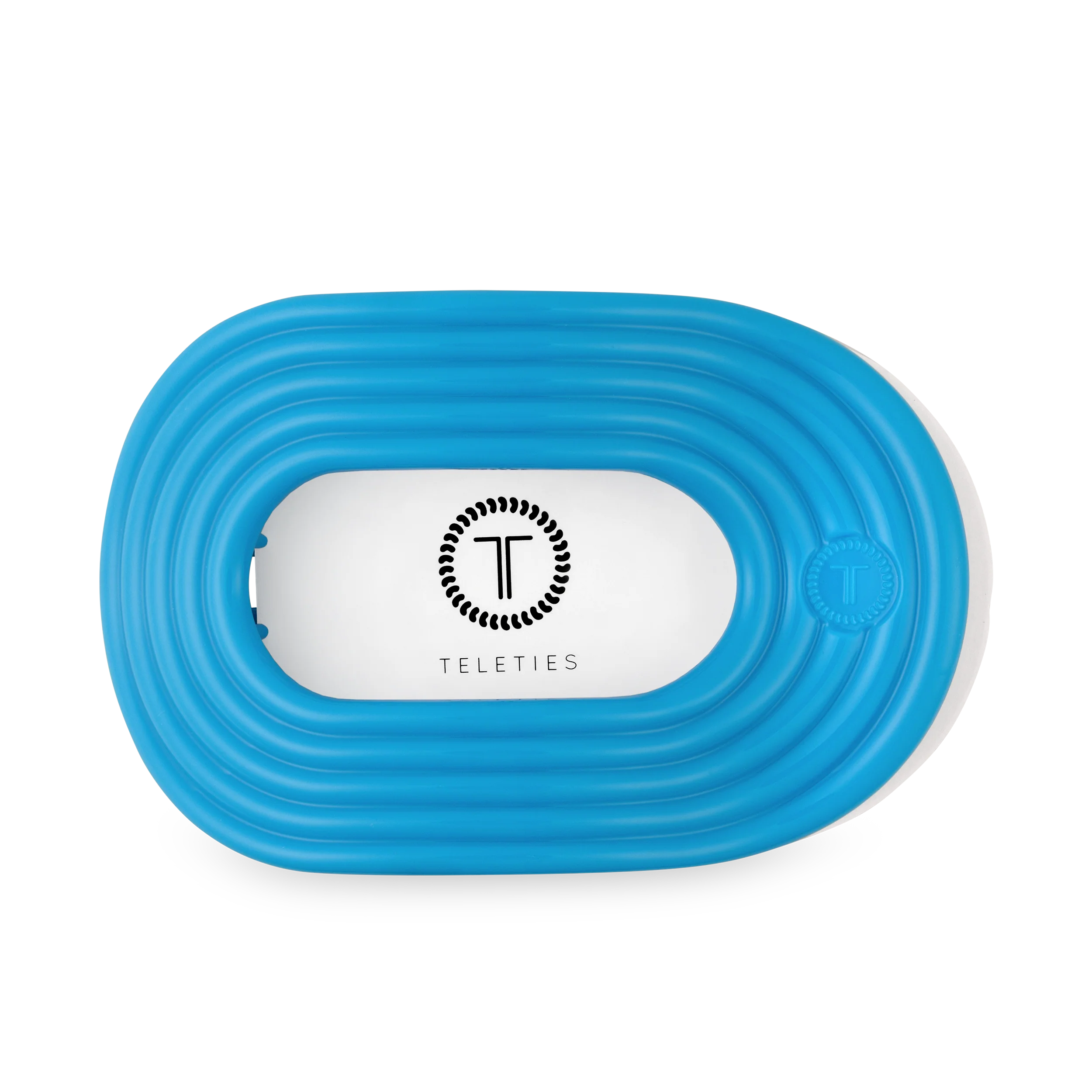 TELETIES - Flat Round Hair Clip | Large | Miami Vice - Image 2